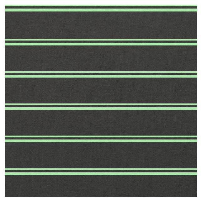 Tecido Padrão Listrado/Com Listras Verde e Preto (Detalhe)