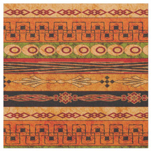 Tecido Padrão listrado da África étnica.