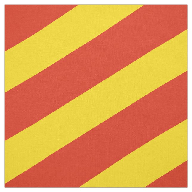 Tecido Padrão listrado vermelho e amarelo (Modelo)