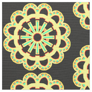 Tecido Padrão Mandala 110714(09)