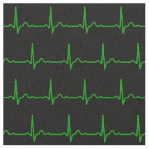 Tecido Padrão Médico do Ritmo de Frequência do Coraç