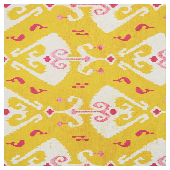Tecido Padrão moderno de cor-de-rosa amarelo-chic (Modelo)