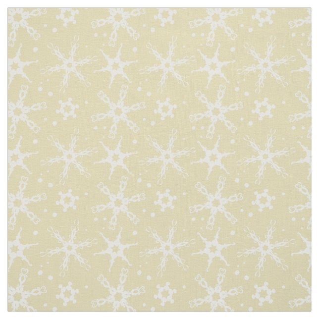 Tecido Padrão Moderno Snowflake (Modelo)