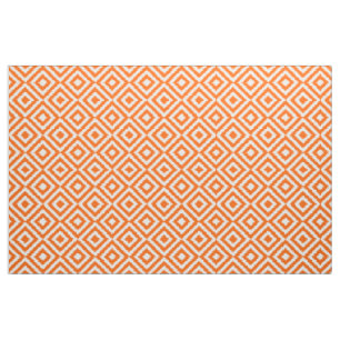 Tecido Padrão Mosaico de Quadrados de Diamante de Ikat d