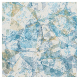 Tecido Padrão Mosaico Legal de Polígono Moderno Funky