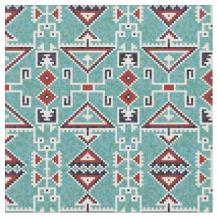 Tecido Padrão Nativo Americano Navajo