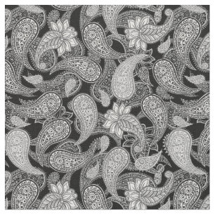 Tecido Padrão Paisley