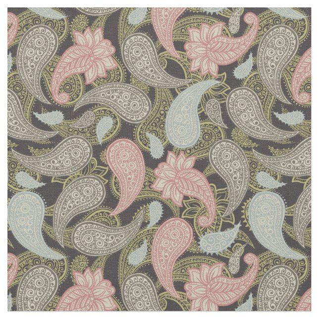 Tecido Padrão Paisley (Detalhe)