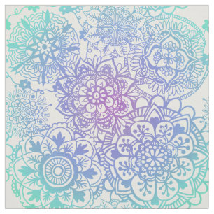 Tecido Padrão Pastel Mandala