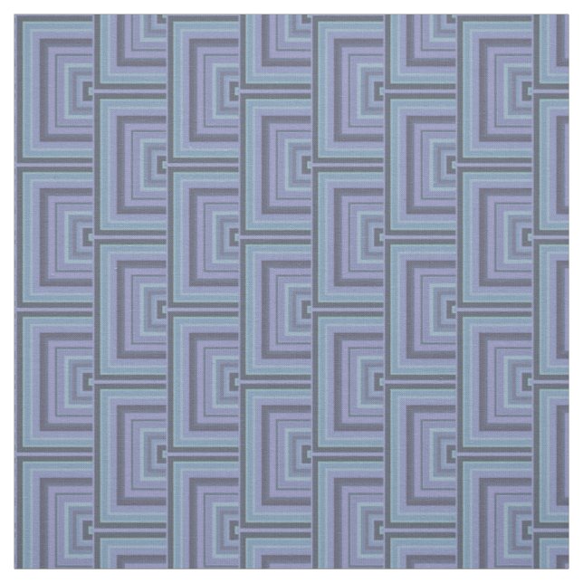 Tecido Padrão quadrado de faixas de cinza azul (Modelo)