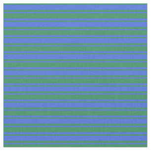 Tecido Padrão Real Azul e Verde Marinho Vinculado/Striped