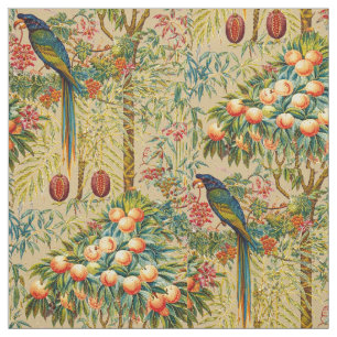 Tecido Padrão Retro Art Nouveau de Arara por Walter Crane