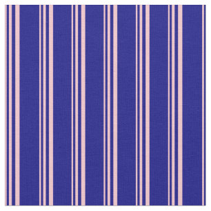 Tecido Padrão rosa e azul alinhado/riscado