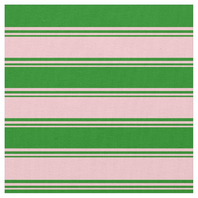 Tecido Padrão rosa e verde riscado/alinhado (Detalhe)