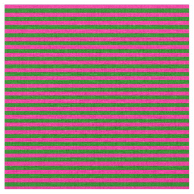 Tecido Padrão rosa profundo e verde (Detalhe)