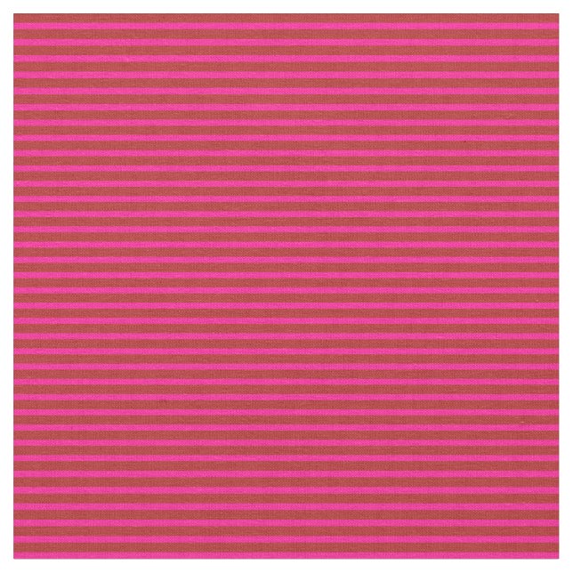 Tecido Padrão rosa profundo e vermelho linhado/riscado (Detalhe)