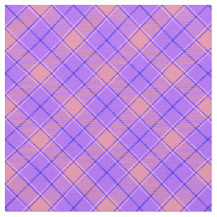 Tecido Padrão roxo de Xadrez brilhante inspirado nos anos