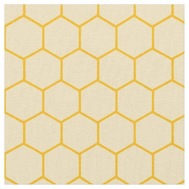 Tecido Padrão simples e elegante de colmeia amarelo claro (Detalhe)
