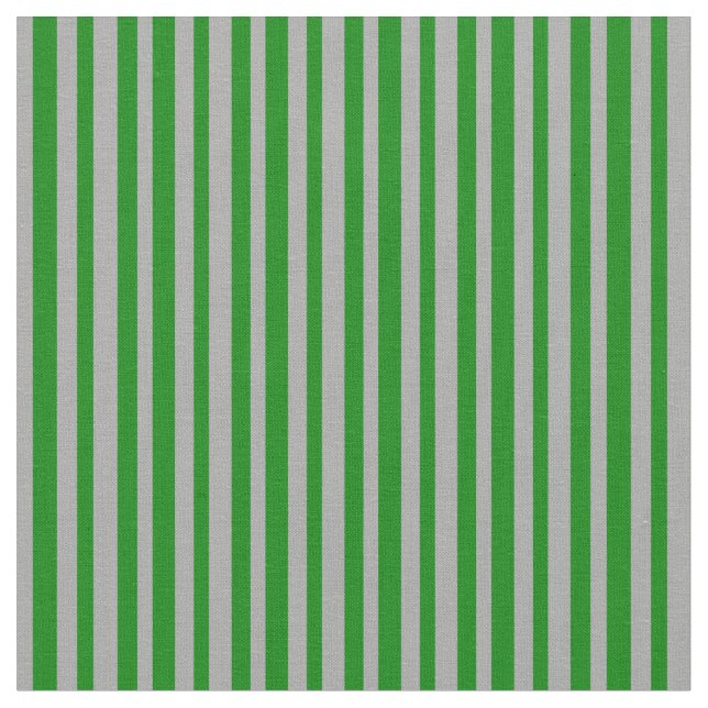 Tecido Padrão Striped/Links de Cinzas Verdes e Escuras (Detalhe)