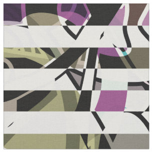Tecido Padrão striped moderno abstrato sem soldadura bri
