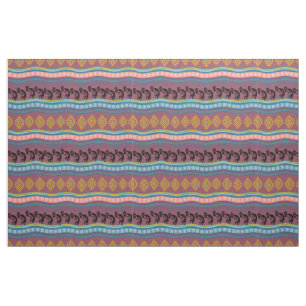 Tecido Padrão Sudoeste da Arizona Kokopelli