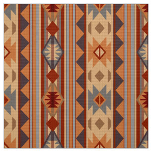 Tecido Padrão Sudoeste Design Tan