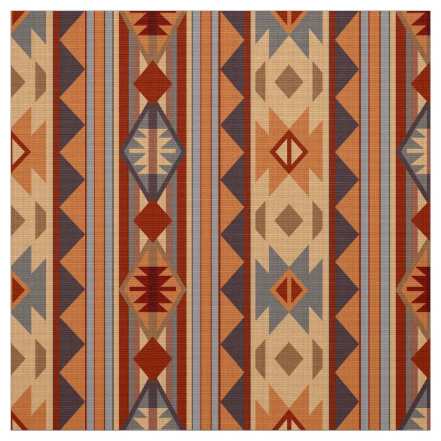 Tecido Padrão Sudoeste Design Tan (Modelo)