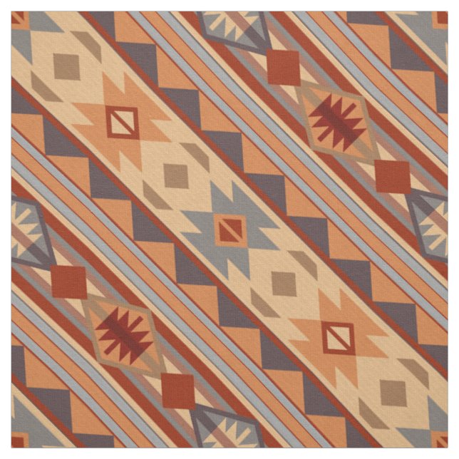 Tecido Padrão Sudoeste Design Tan (Modelo)
