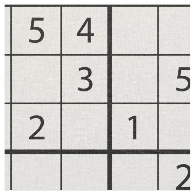 Tecido Padrão Sudoku (Detalhe)