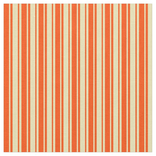 Tecido Padrão Tan e Red Striped/Links (Detalhe)