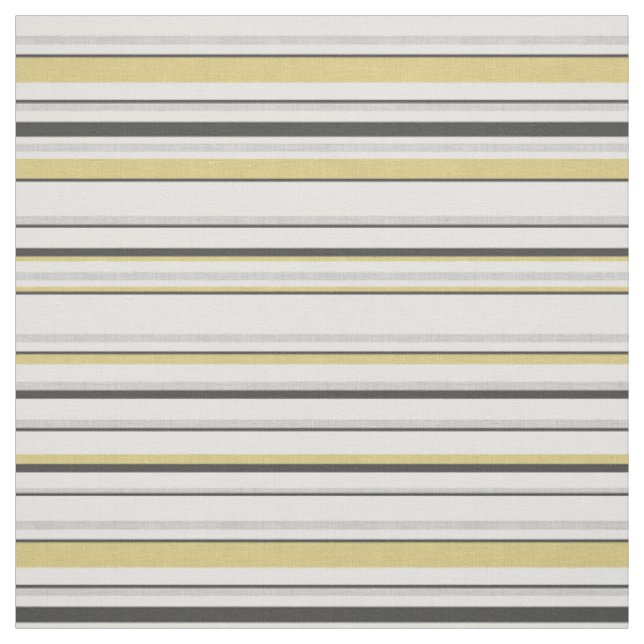 Tecido Padrão texturizado striped. Preto, mostarda, cinza (Modelo)
