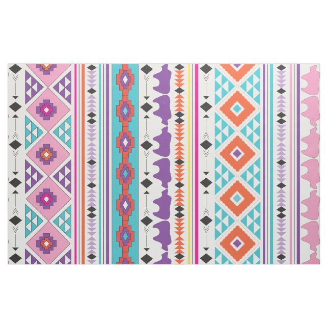 Tecido Padrão tribal asteca (Jarda)