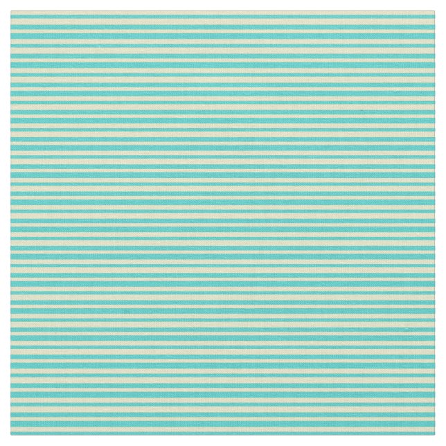 Tecido Padrão Turquesa e Goldenrodo Pálido/Stripes/Linhas (Detalhe)