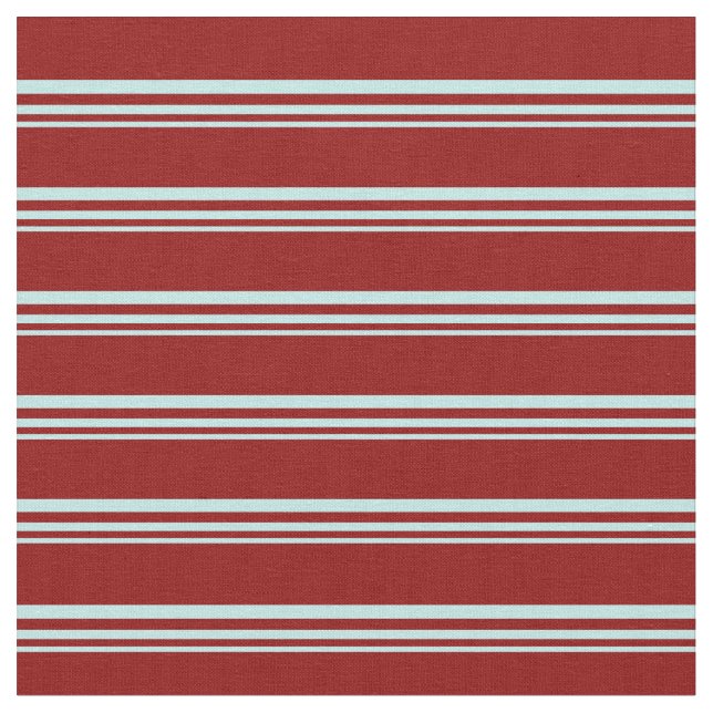 Tecido Padrão Turquesa e Stripes/Linhas Vermelhas Escuras (Detalhe)