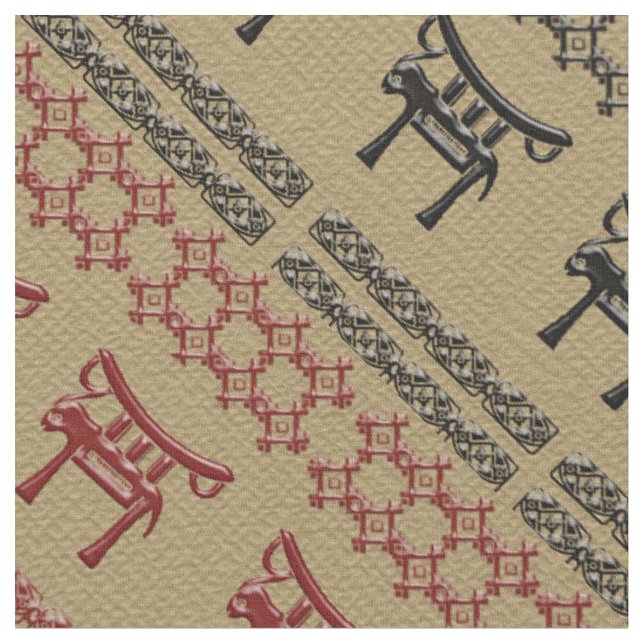 Tecido padrão uniforme étnico-africano (Detalhe)