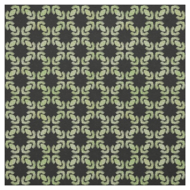 Tecido Padrão Urbano Negro e Verde Moderno (Modelo)