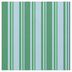 Tecido Padrão Verde Azul-Claro e Mar de Stripes