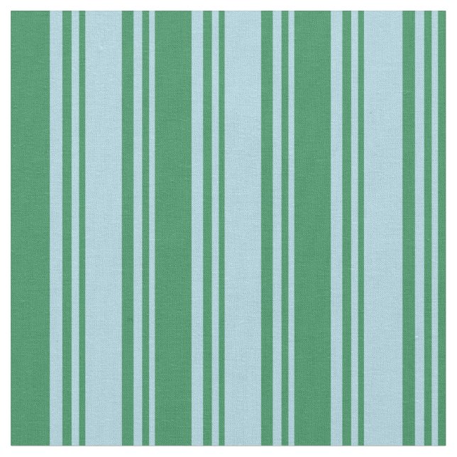 Tecido Padrão Verde Azul-Claro e Verde-Mar das faixas (Detalhe)