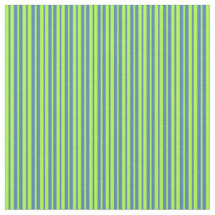 Tecido Padrão Verde Azul das faixas