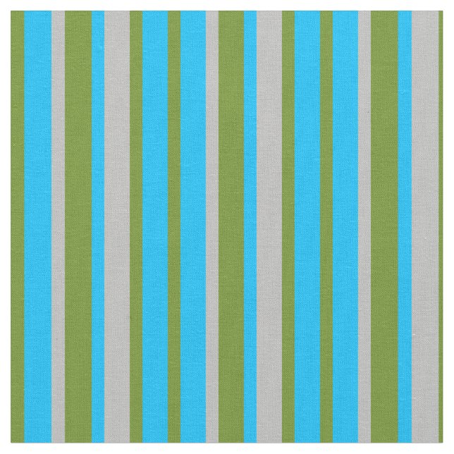 Tecido Padrão verde, azul e Cinzas riscado/alinhado (Detalhe)