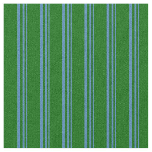 Tecido Padrão Verde Azul e Escuro (Detalhe)