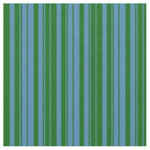 Tecido Padrão verde azul e escuro riscado/alinhado