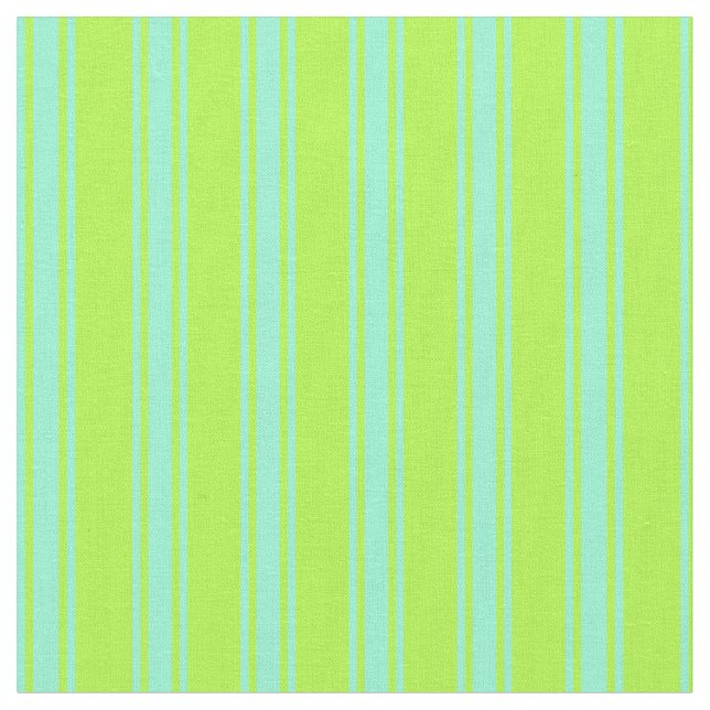 Tecido Padrão Verde-claro e Aquamarino de faixas (Detalhe)