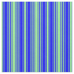 Tecido Padrão verde claro e azul esticado/alinhado