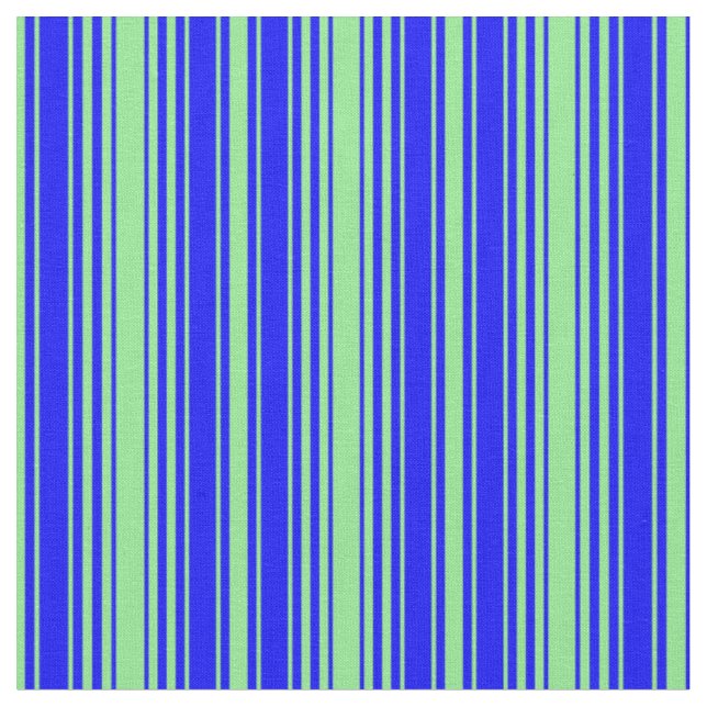 Tecido Padrão verde claro e azul esticado/alinhado (Detalhe)