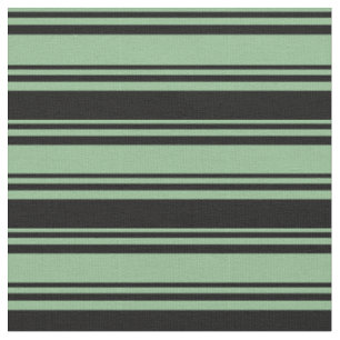 Tecido Padrão Verde do Mar Negro e Preto Vinculado/Strip