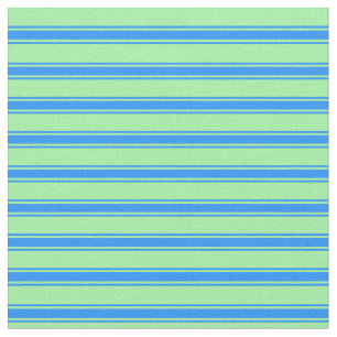 Tecido Padrão verde e azul esticado/alinhado
