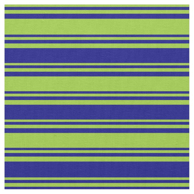 Tecido Padrão verde e azul esticado/alinhado (Detalhe)