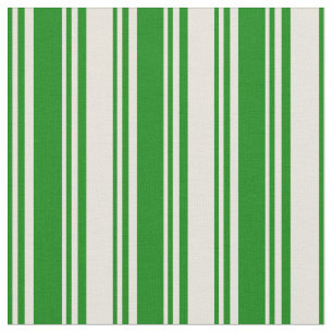 Tecido Padrão verde e bege riscado