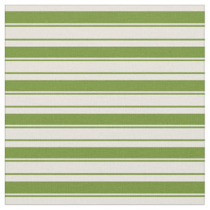 Tecido Padrão verde e bege riscado